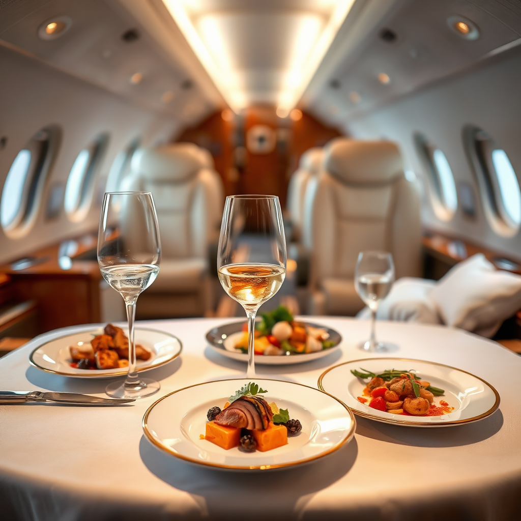 Inflight gourmet dining