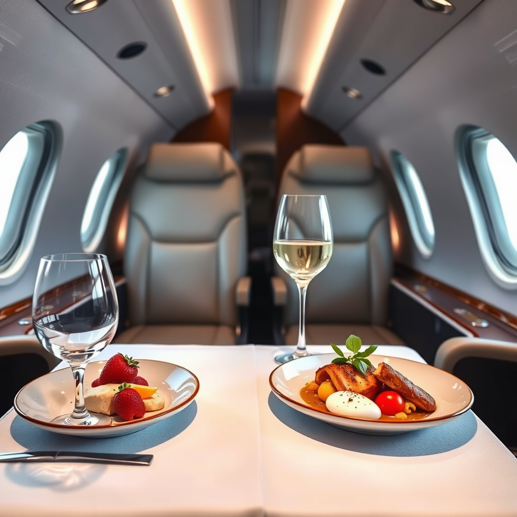 In-flight dining
