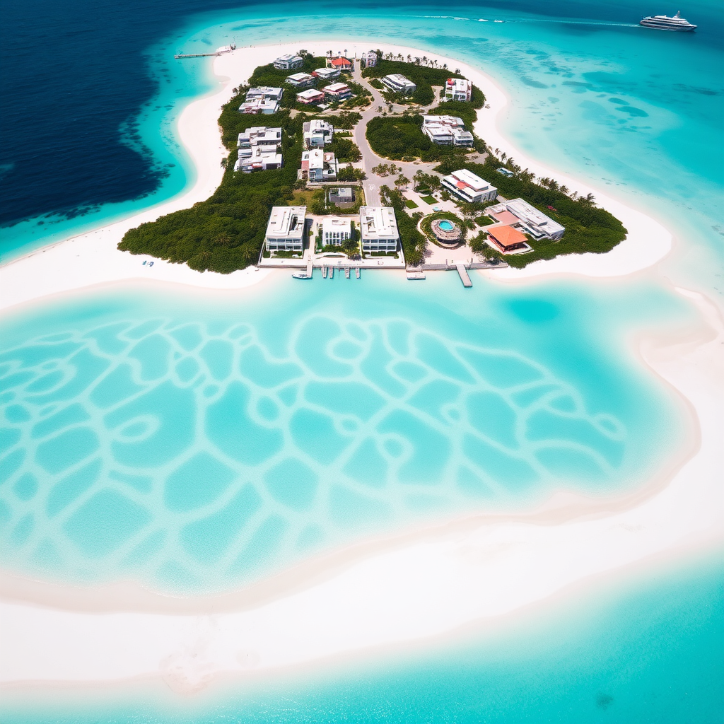 Aerial of Turks & Caicos
