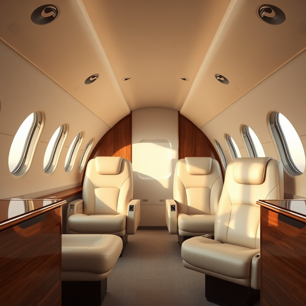 Luxury cabin interior