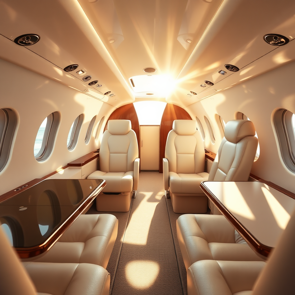 Private Jet Cabin