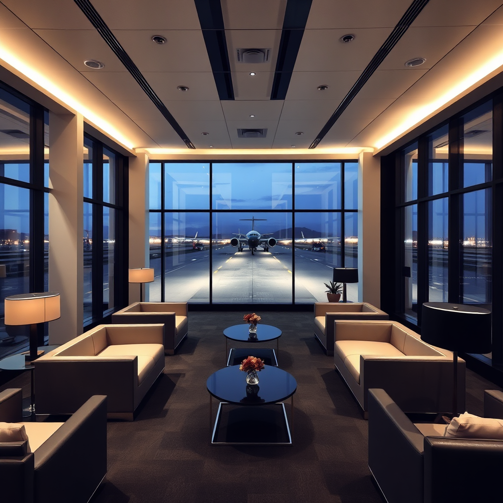 Private Jet Terminal Lounge