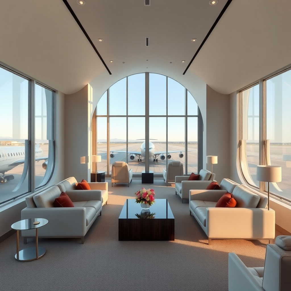 Private jet lounge