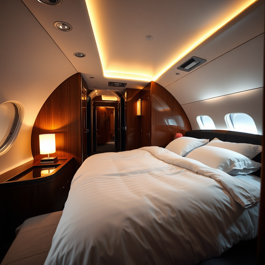 Private Jet Sleeping Quarters