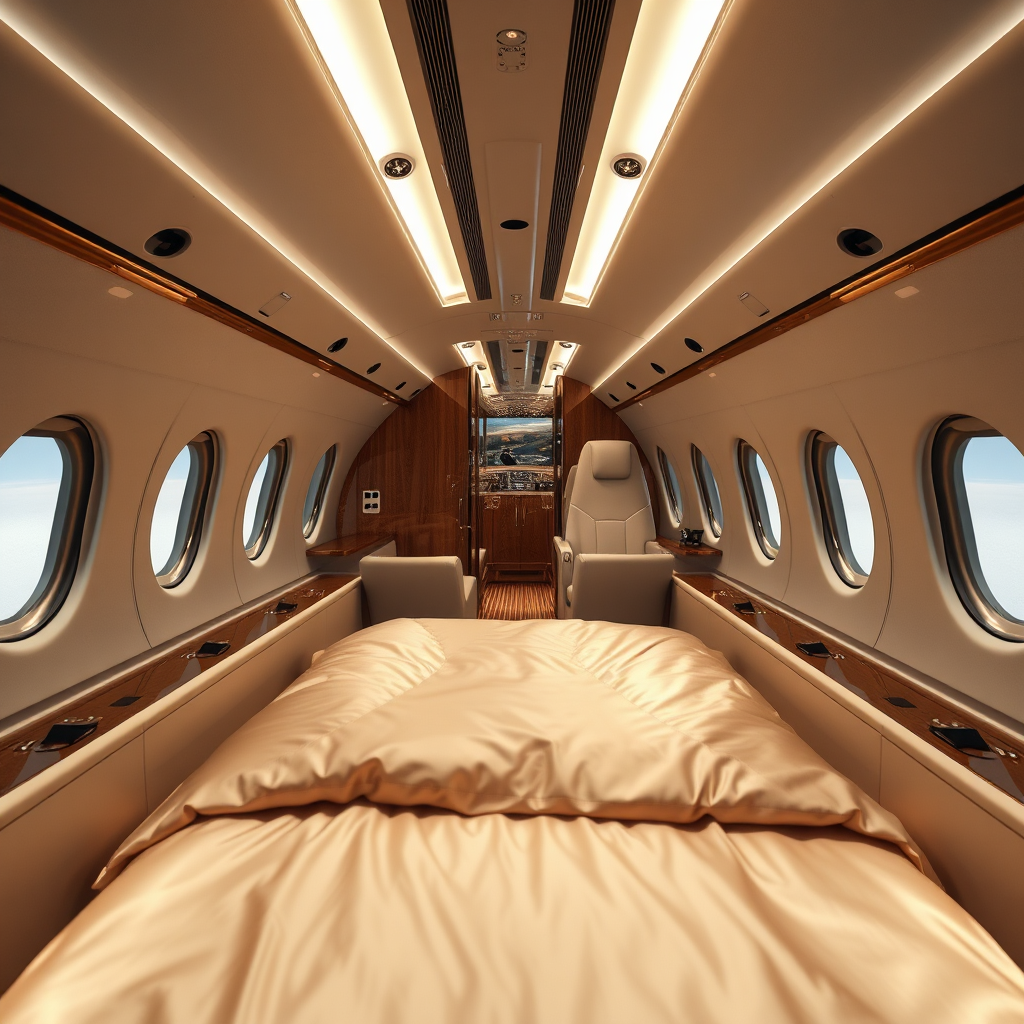 Ultra-long-range jet master suite