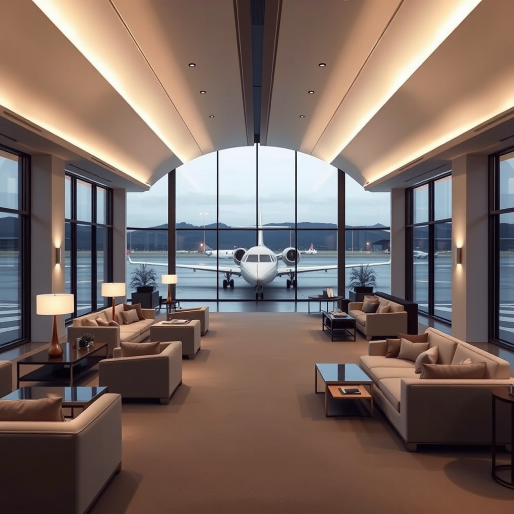 Private terminal lounge