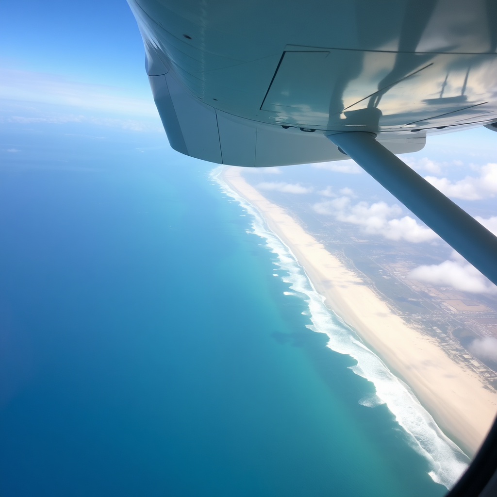 Approach to Palm Beach