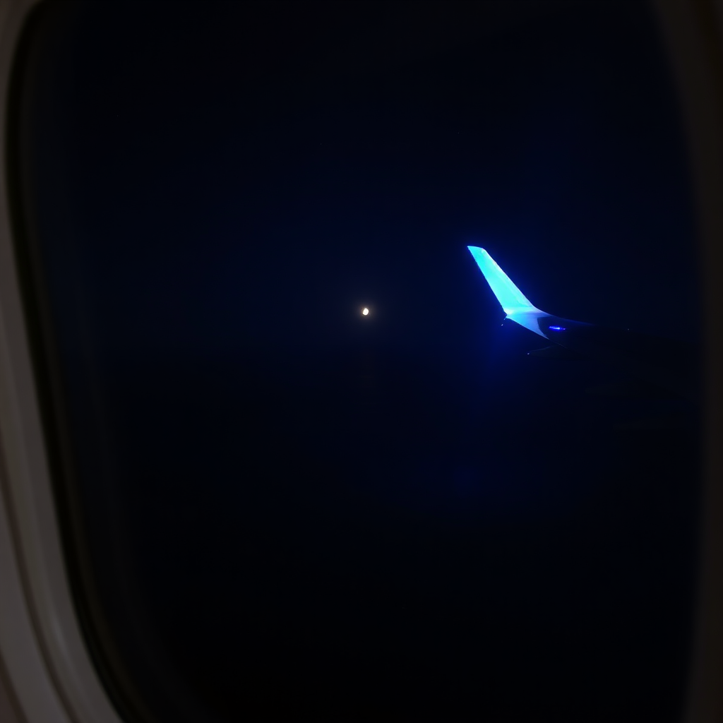 Night crossing view