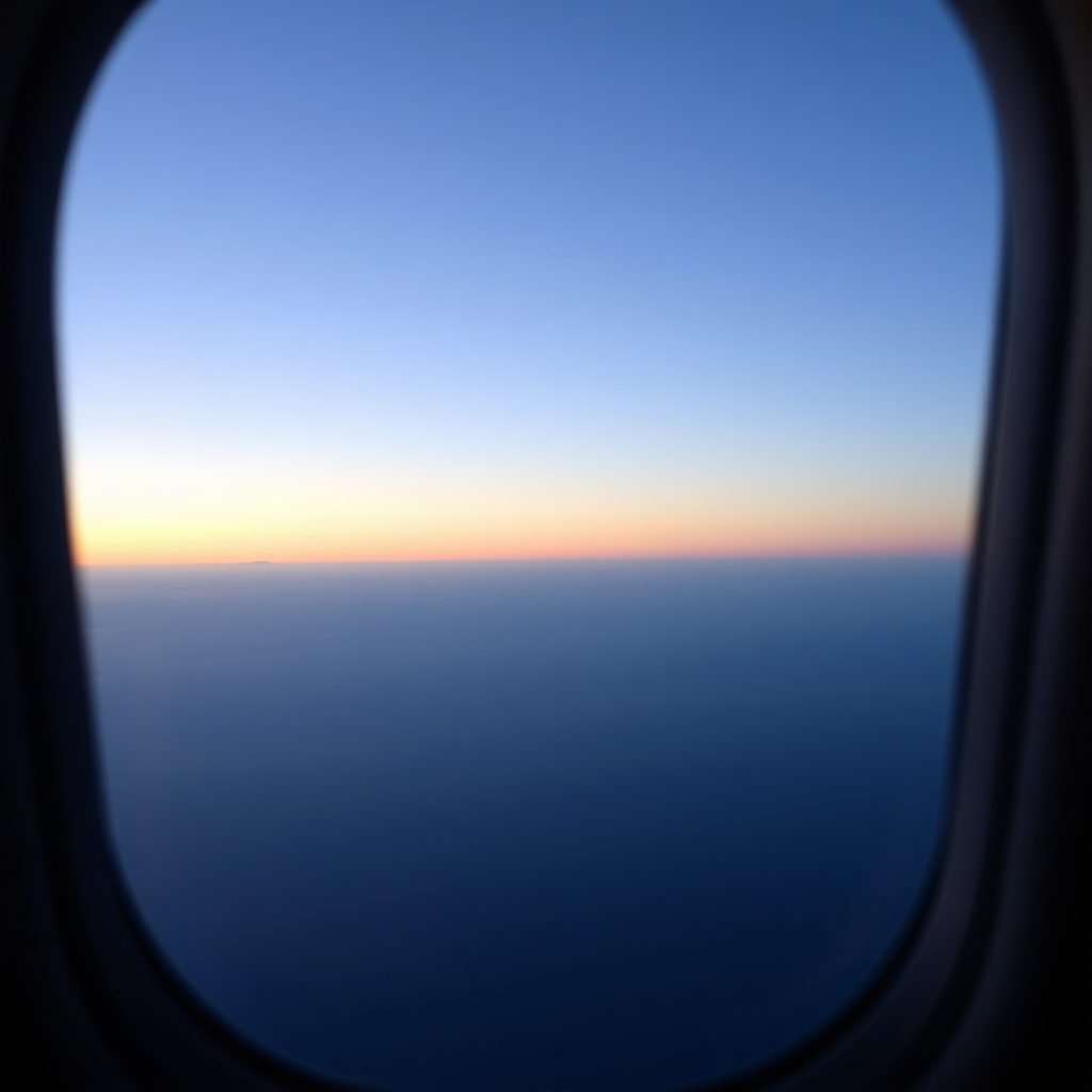 Window view over Pacific routing