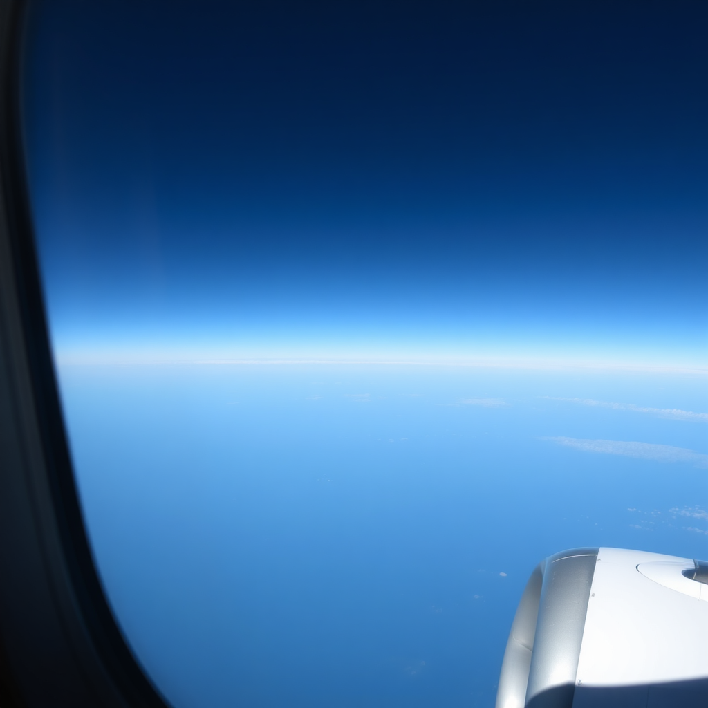 Atlantic View from Cockpit
