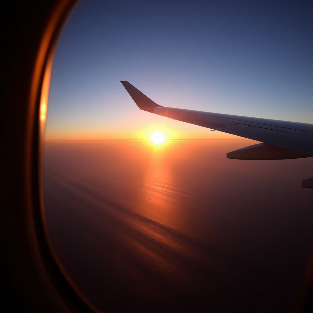 Atlantic sunrise view