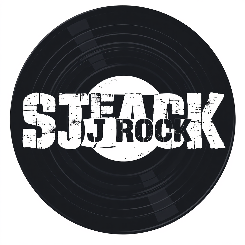 Steady DJ Rock Vinyl Logo