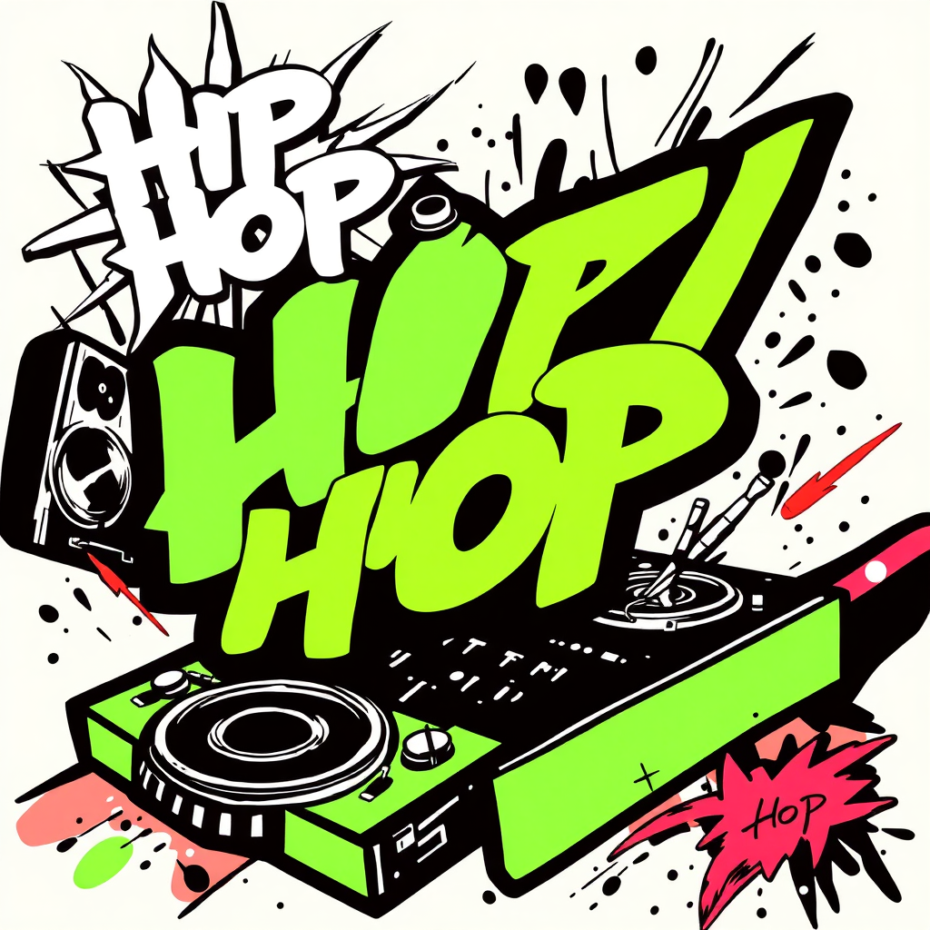 Urban hip-hop inspired graphic