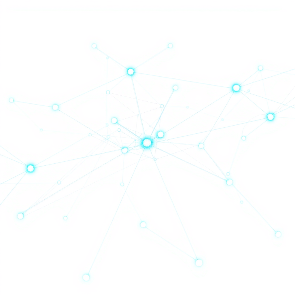 Abstract AI Neural Network