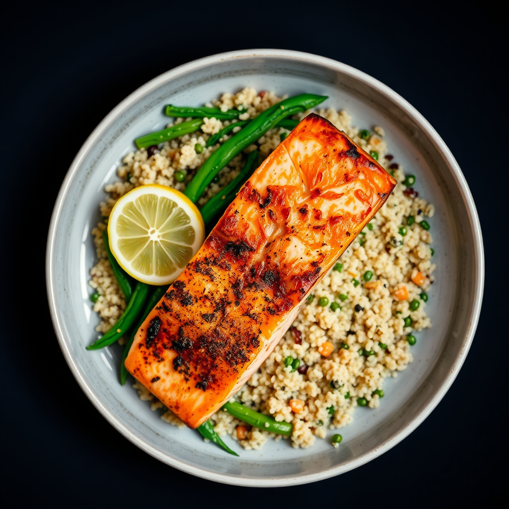 Salmon Quinoa Bowl