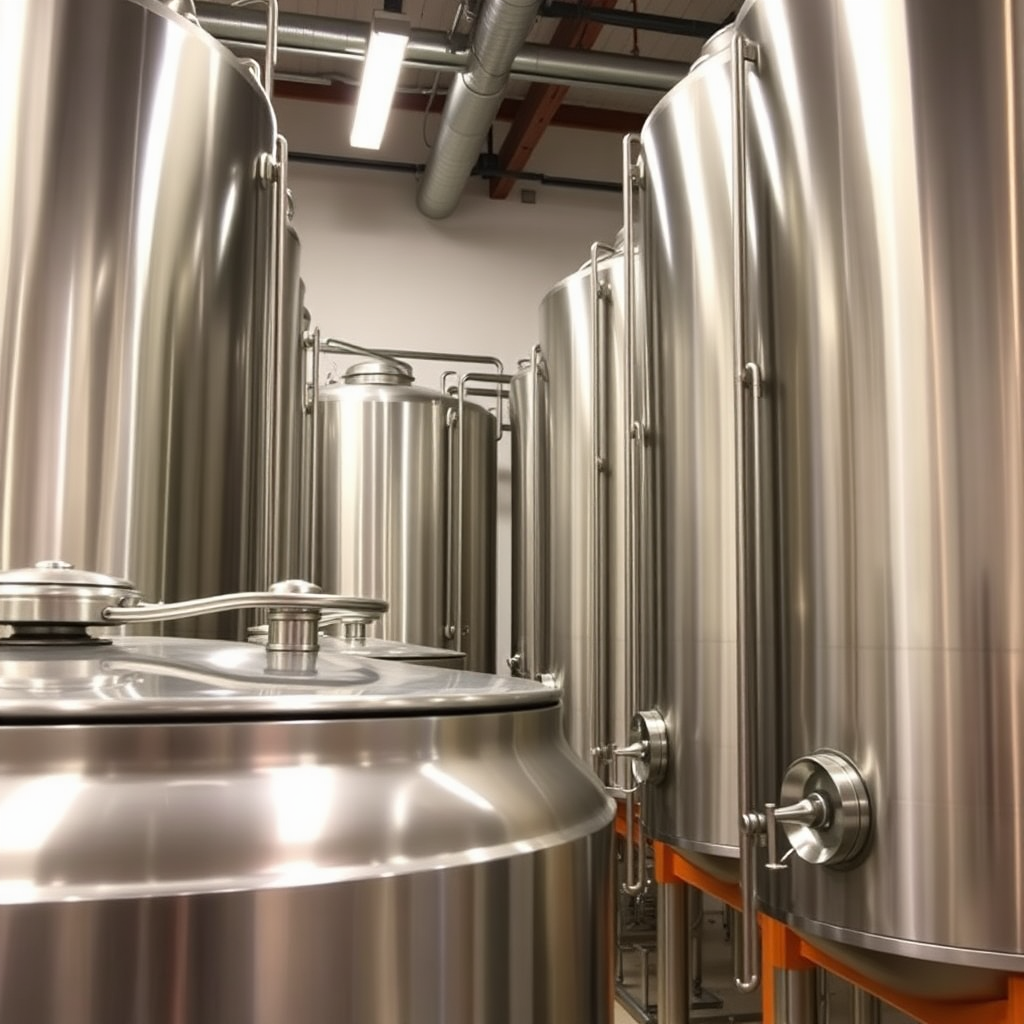 Stainless steel wine tanks