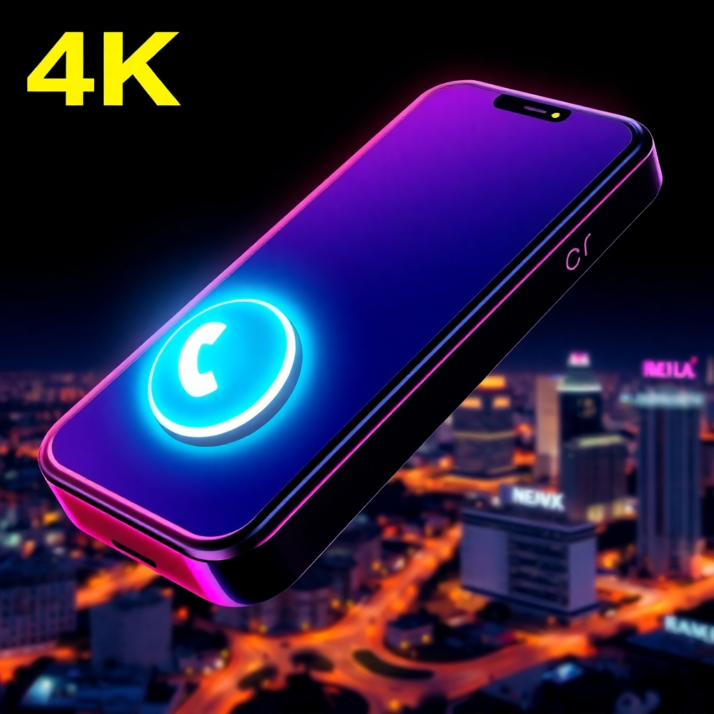 A stylized image, 4K resolution, depicting a glowing phone with a call button, superimposed over a nighttime cityscape of Cedar Park.  Bright, vibrant color scheme that symbolizes immediate help and reliability.  The style should be clean and modern. Use sharp lines and neon colors to highlight the 24/7 nature of the service. Style references: Cyberpunk and futuristic design to contrast with a nighttime setting, generating a sense of urgency.