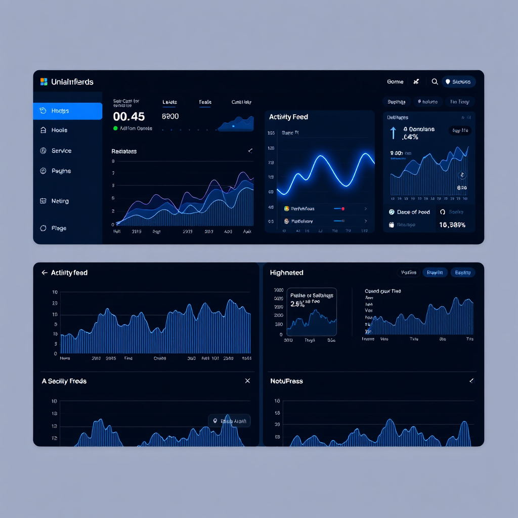 NexStream Dashboard Interface showing analytics and automation flows