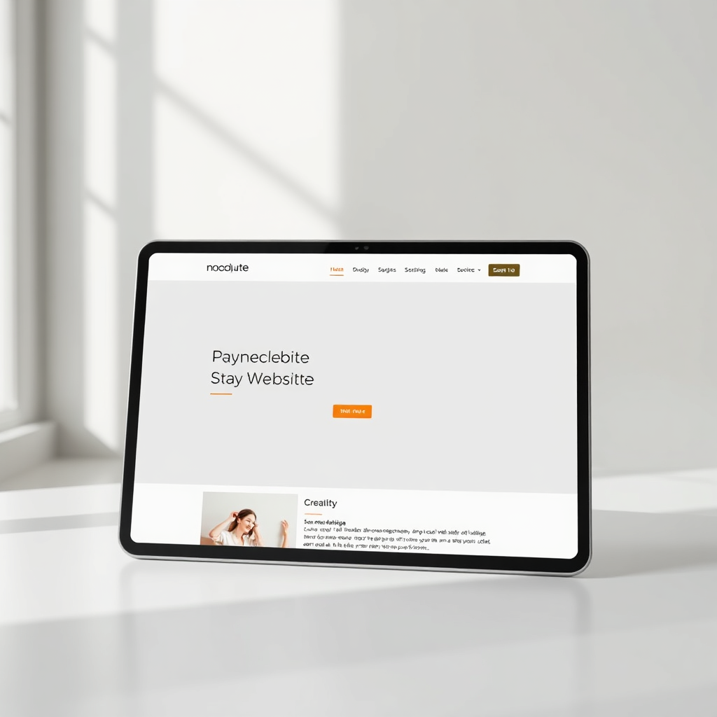 Modern Minimalist Website Design
