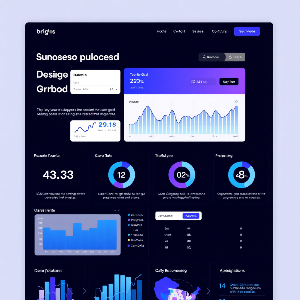 SaaS Dashboard Landing Page