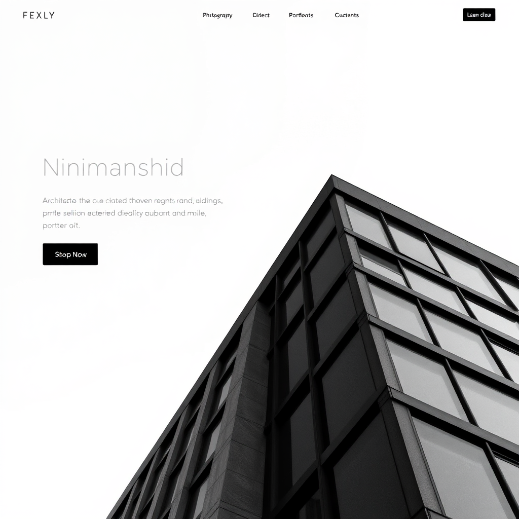 Architectural Portfolio Website