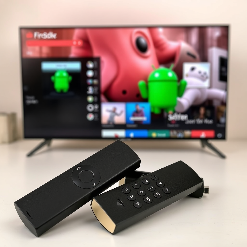 A stylized representation of a connected smart home. Multiple smart devices (lights, thermostat, security camera) are linked to a central control panel displayed on a smart TV. Use a clean, minimalist design with glowing icons and subtle animations to showcase the interconnectedness of the system. Color palette: blues, greens, and whites. Style: Modern, intuitive, and user-friendly. Camera angle: overhead view, highlighting the network of connected devices.