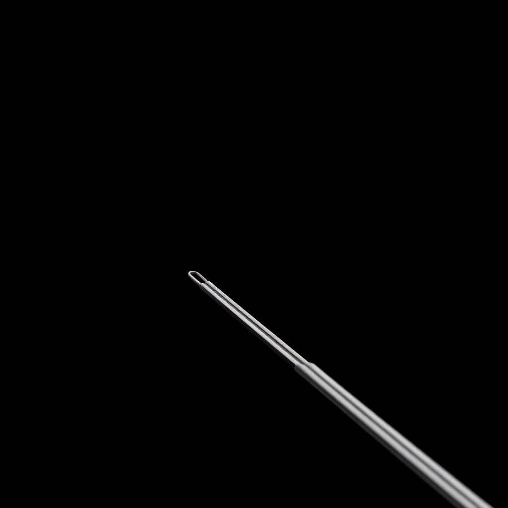 A photorealistic representation of two tuning forks resonating. One tuning fork is struck, and the vibrations visibly transfer to the other, causing it to also vibrate. The background is a dark, neutral tone to emphasize the tuning forks. The focus is on the subtle vibrations and the interconnectedness of the two forks. Utilize a high-speed camera effect to capture the movement of the vibrations. Render in 4K resolution with sharp focus and attention to detail.