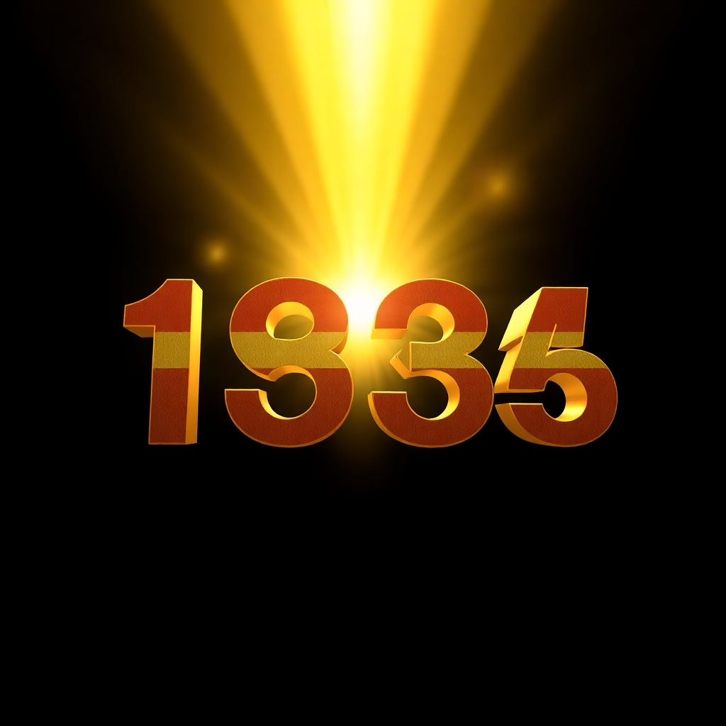 A stylized image depicting Spanish numbers emanating a golden light, symbolizing abundance, wealth, and prosperity