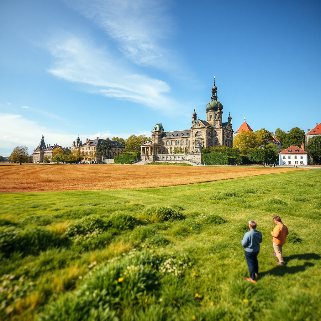 Create a photorealistic image depicting a financial advisor pointing at a chart displaying financial growth during a client consultation in a modern office. Camera angle is mid-shot, focusing on the interaction between client and advisor.