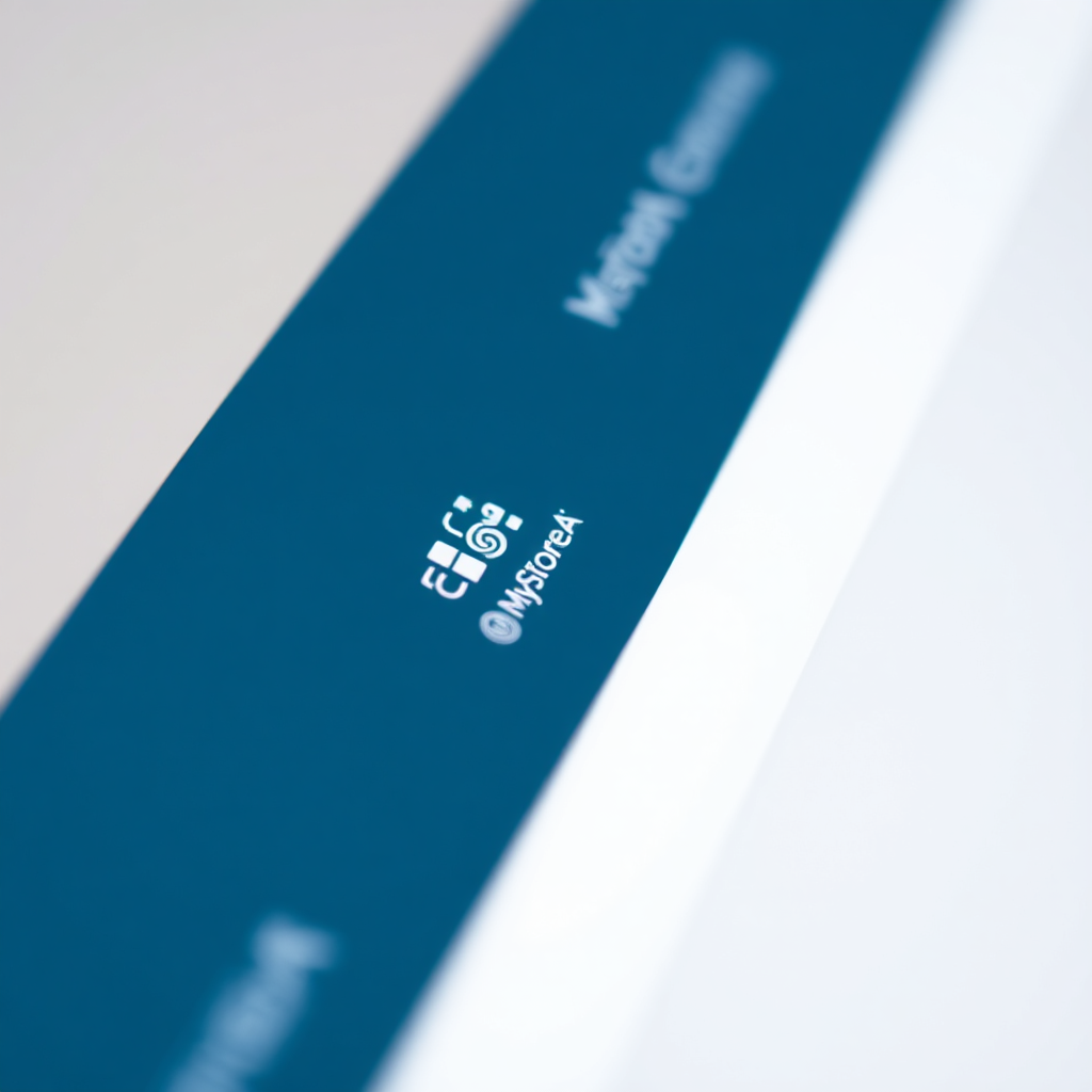 A close-up shot of MyStoreAi's website navigational bar. The buttons are clearly labeled and visually appealing, with a clean and modern design. The color palette is consistent with the overall website design. The image is designed to highlight the ease of navigation and user-friendliness of the platform.