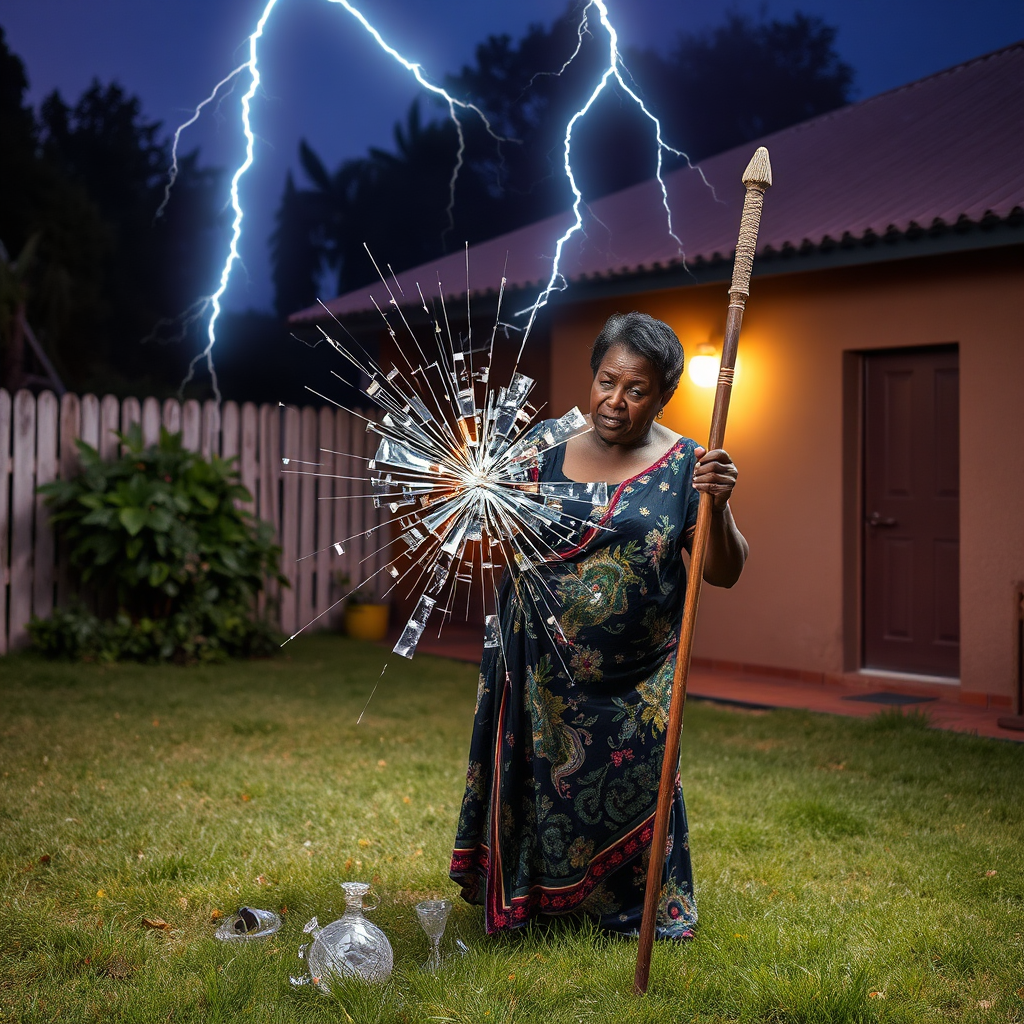 A photorealistic image of a shattered glass ceiling with light streaming through the cracks. The background is bright and hopeful. The lighting is dramatic, emphasizing the broken glass. The colors are sharp and contrasty. The camera angle is a wide angle, showing the entire ceiling. Texture details capture the shards of glass. Style: Dramatic realism. Technical Specs: 4K resolution, high quality.