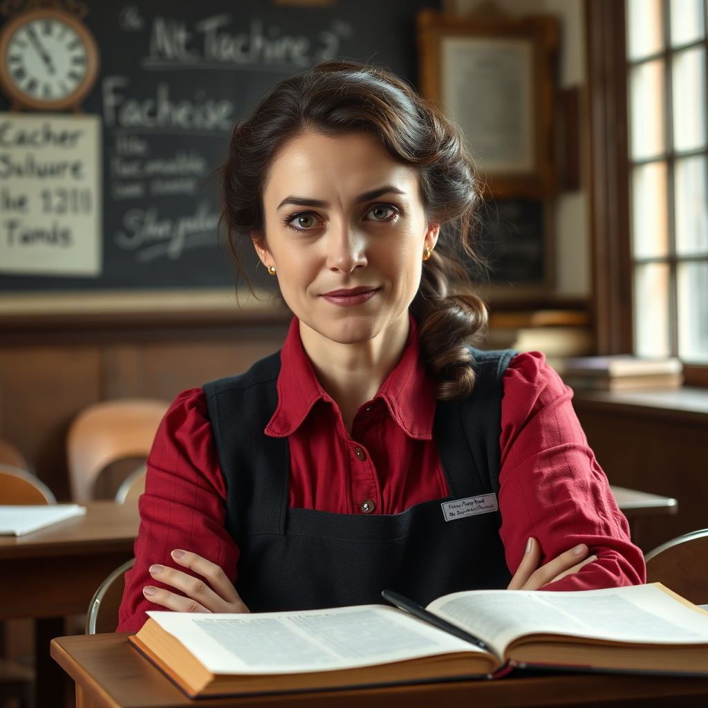  A stylized image showcasing a blend of traditional and modern French learning methods. Visualize a split-screen: one side depicting a classic French textbook and a quill pen, the other a tablet displaying an interactive language learning app. A subtle connection between the two sides represents the integrated teaching approach. Use a color palette of warm yellows and blues, and create a visually balanced and appealing composition.