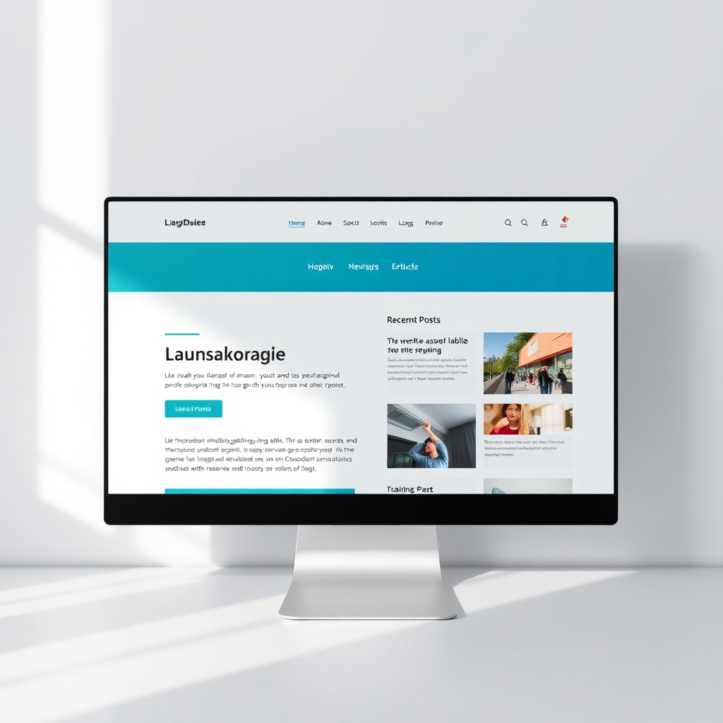 Minimalist Blog Template