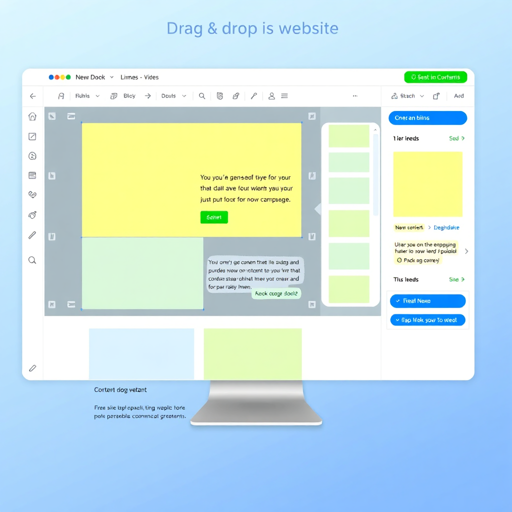 Drag and Drop Editor Interface