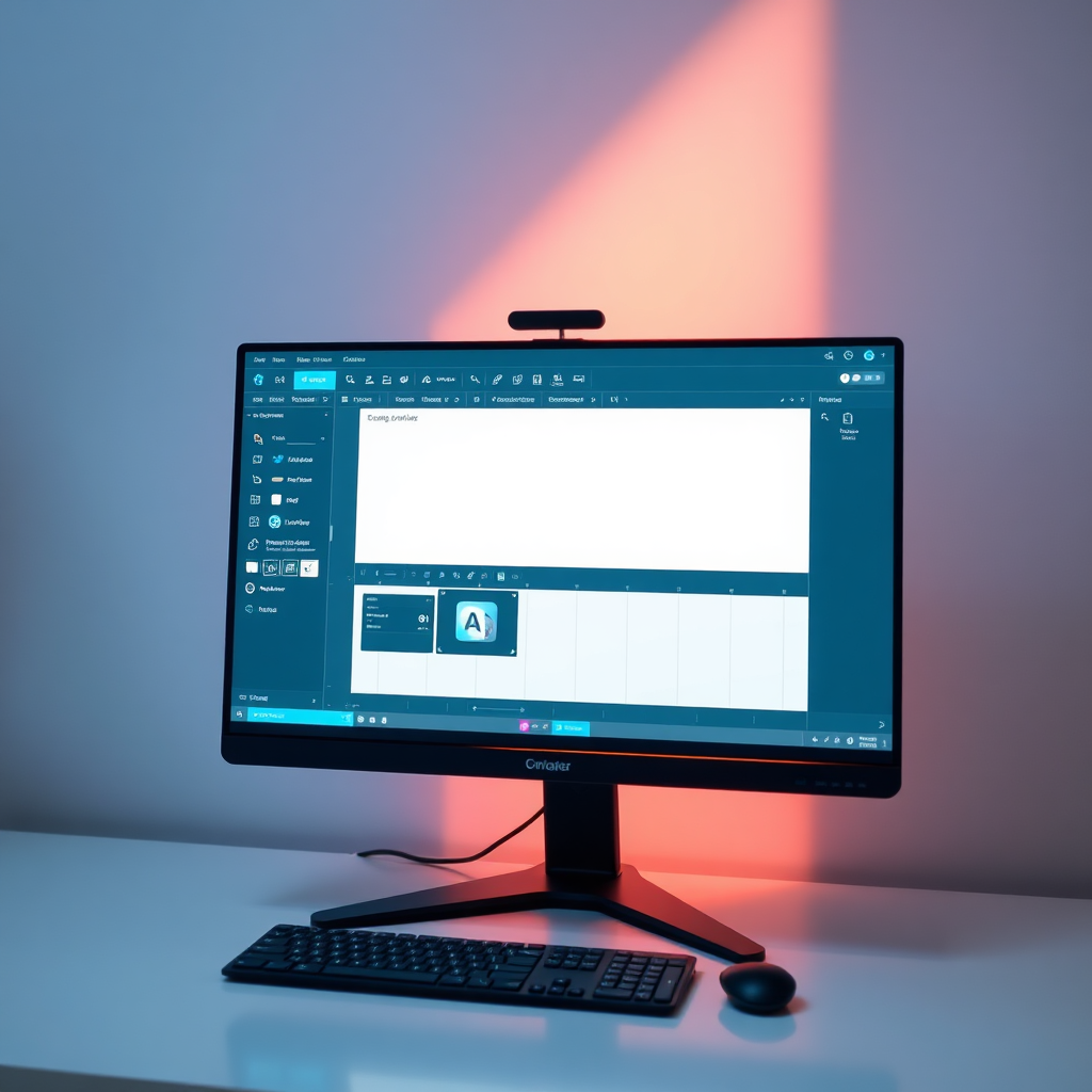 Website editor showcasing animation controls and dynamic elements
