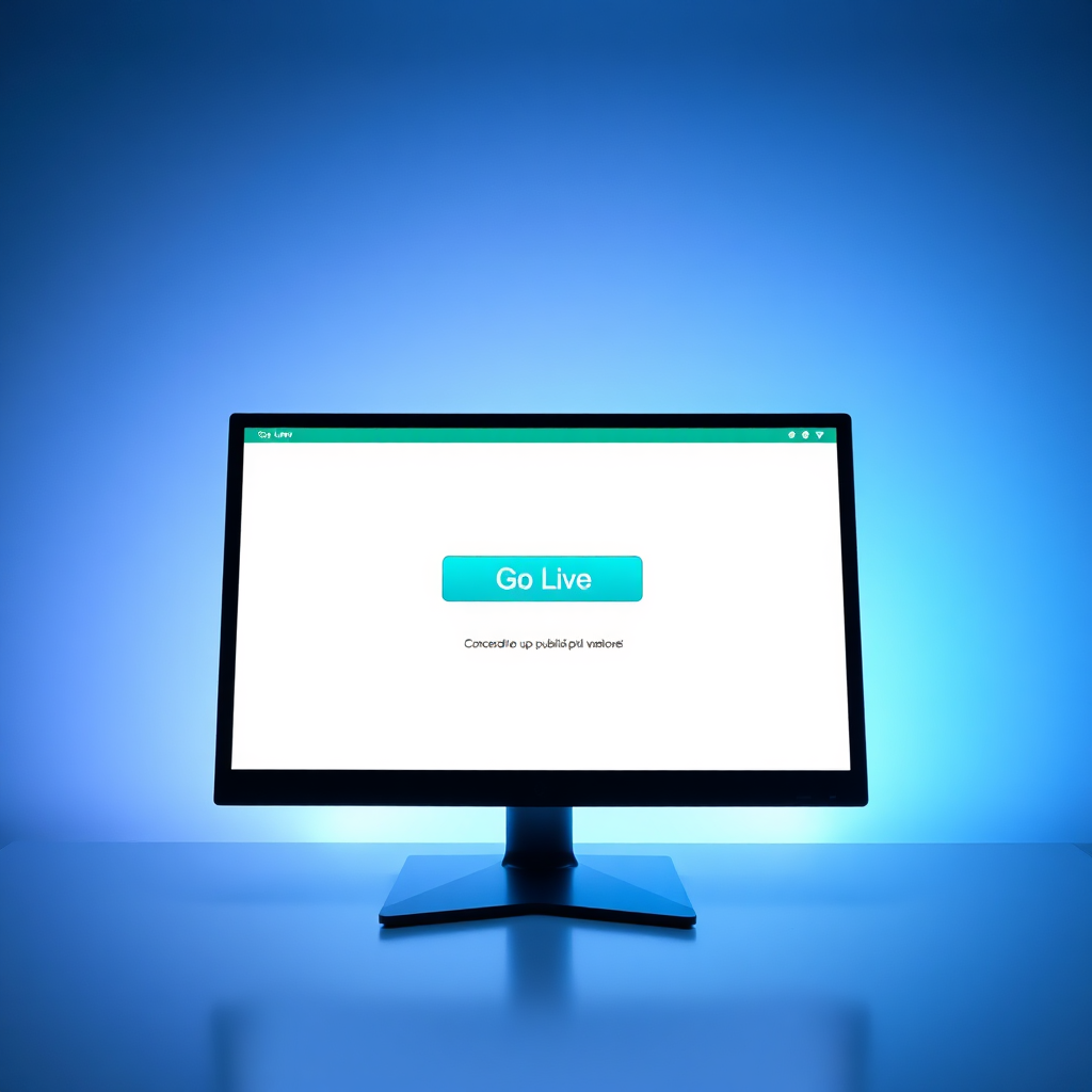 Website publishing interface