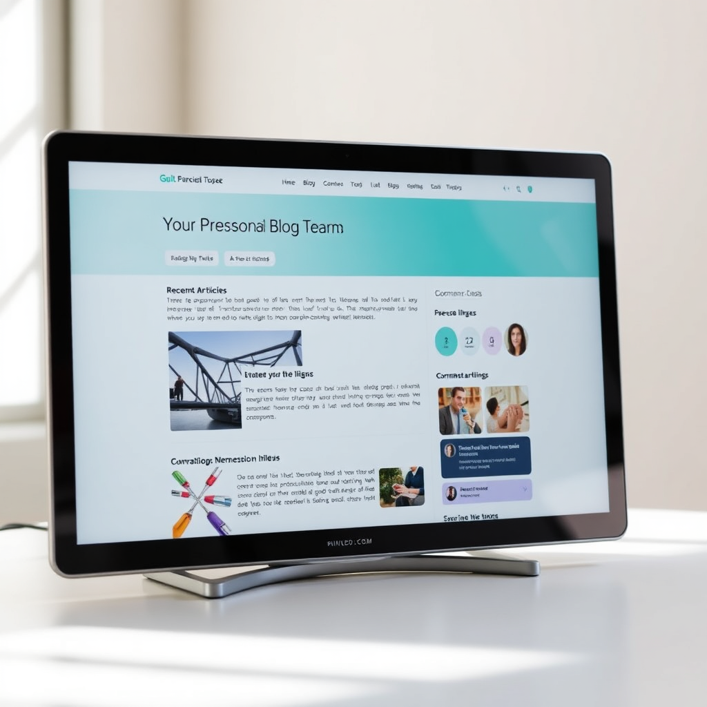 Personal Blog Website Template