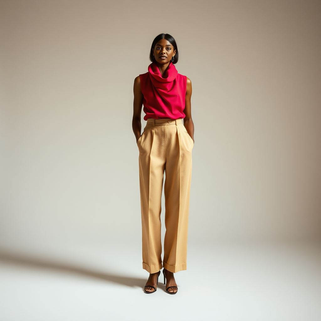 Stylish pants or skirts from the collection.