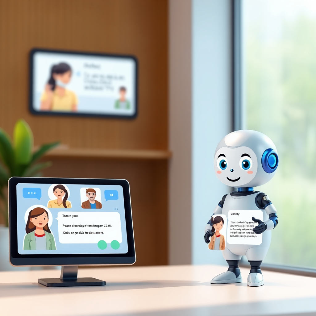 Chatbot AI membantu pengguna dengan berbagai tugas