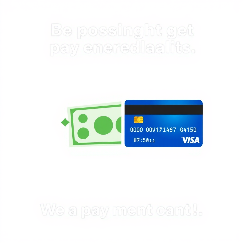A split-screen image: one side showing cash, the other showing a credit card, symbolizing the choice between buying outright and paying in installments. The background is a clean, modern design. The color palette is balanced and professional, conveying trust and transparency. The overall image highlights the flexibility and convenience of the payment options. Style: Modern, Clean, Informative.