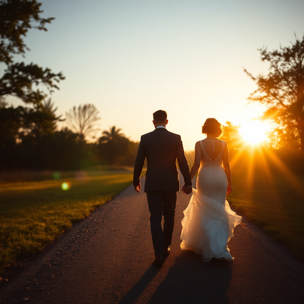 Cinematic wedding moment hero image