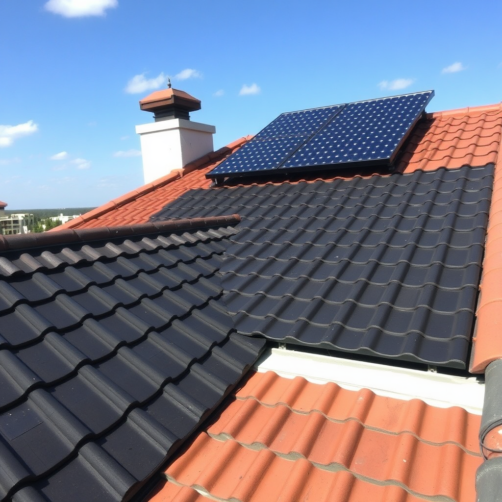 Roofing and solar geyser installation visualization placeholder
