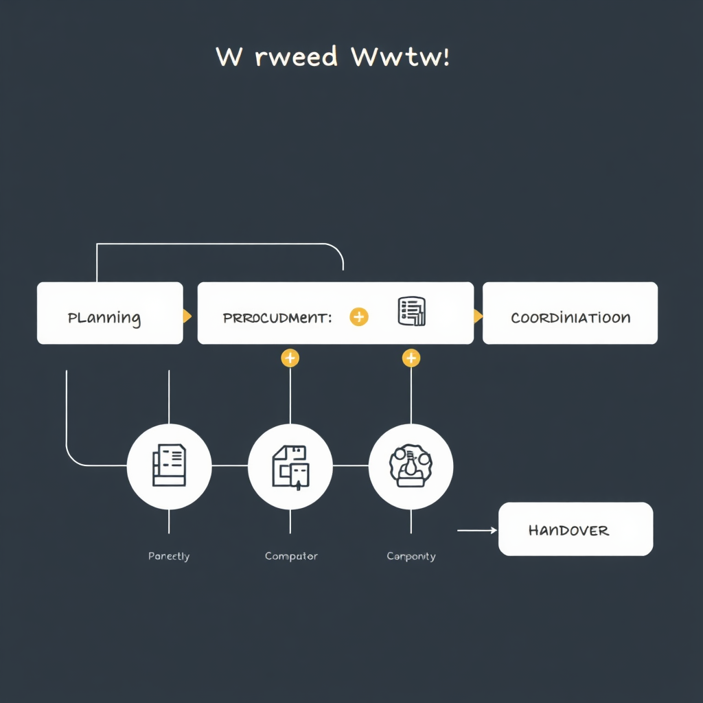 Delivery and coordination process visualization placeholder