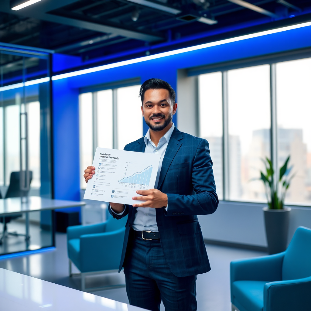 Hero illustration of growth and strategy