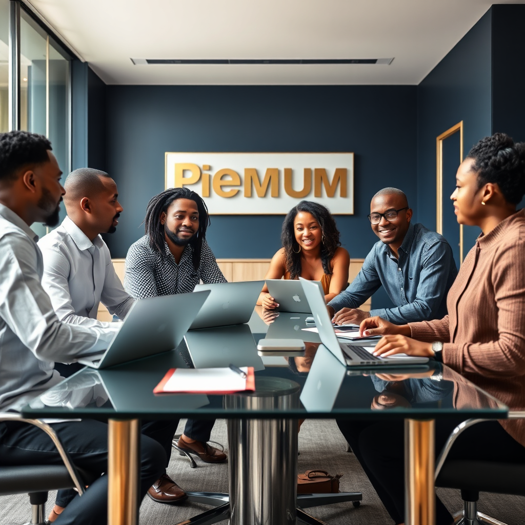 JDMA team in a modern Nigerian office