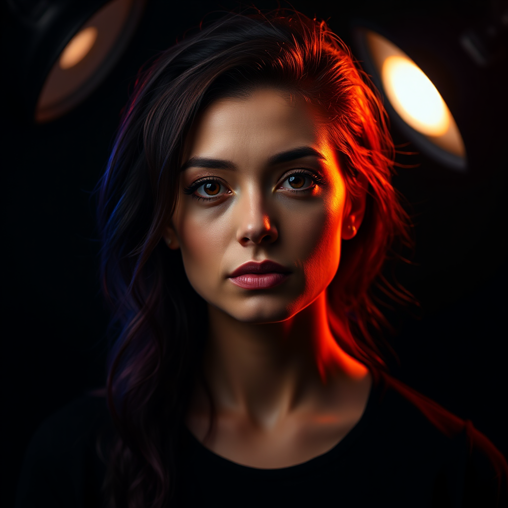 Hero photography showcasing portrait lighting
