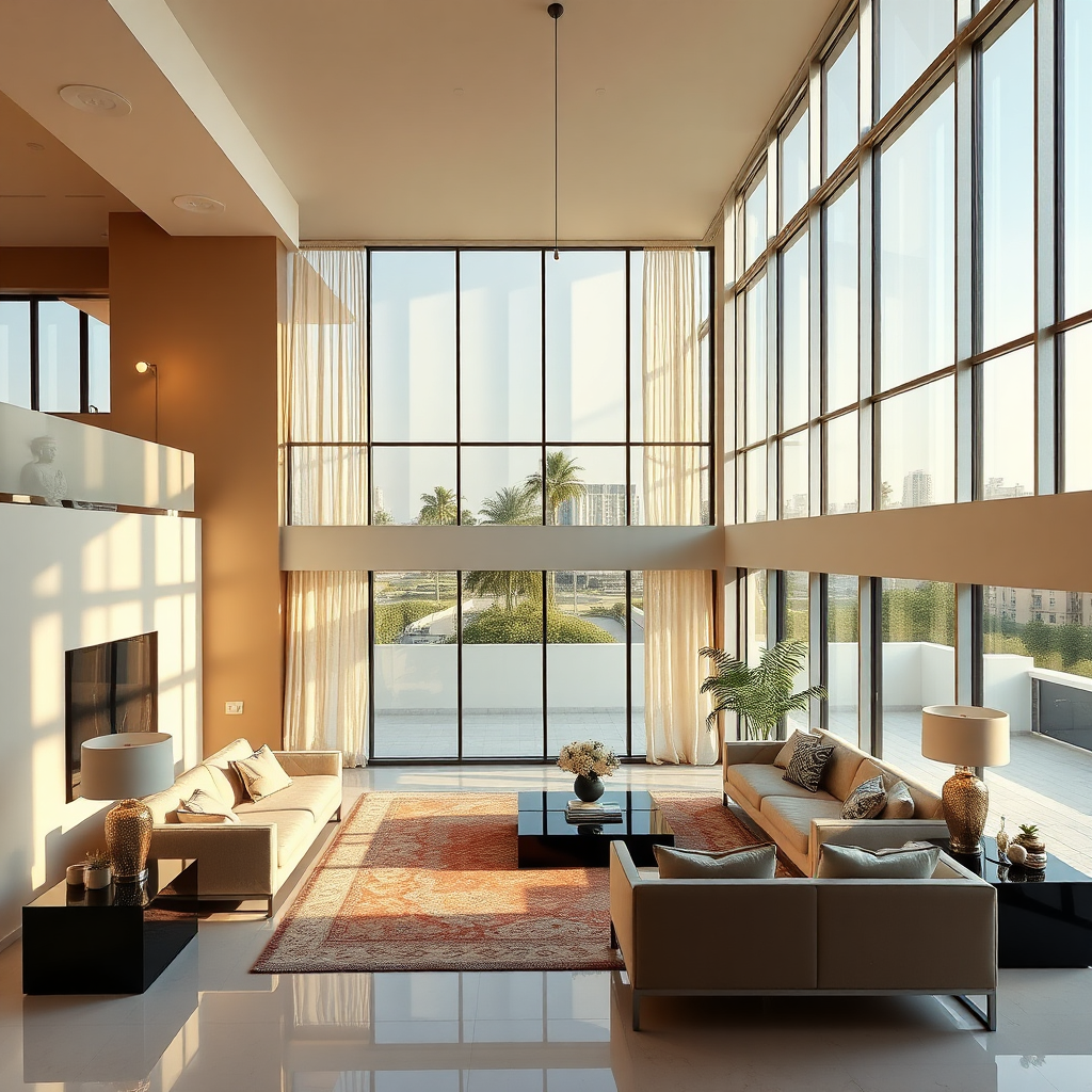 Luxurious modern living room