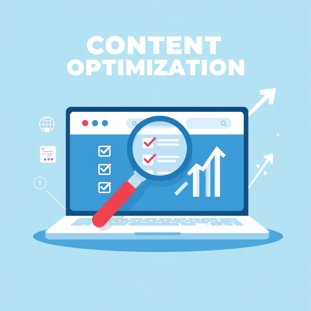 Content optimization illustration