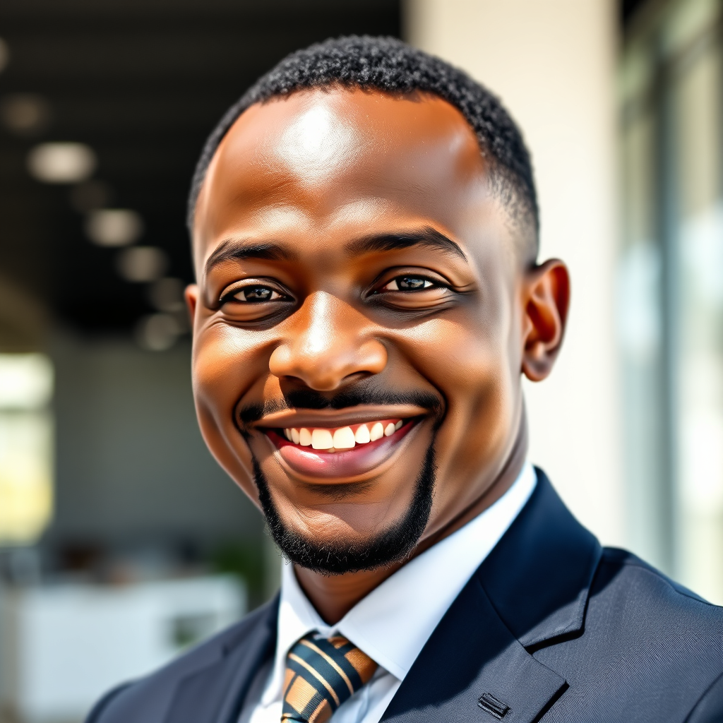 Nigerian testimonial portrait