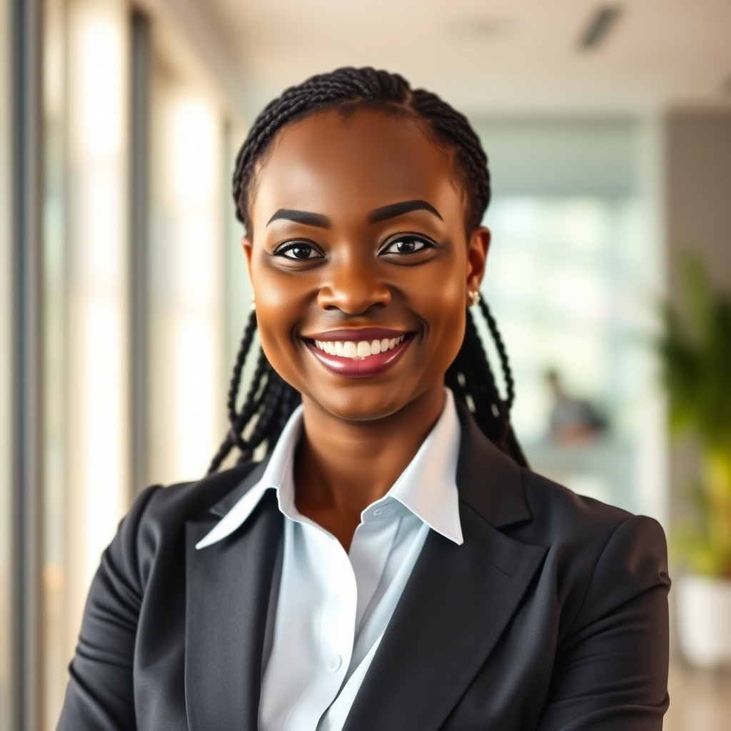 Nigerian testimonial portrait